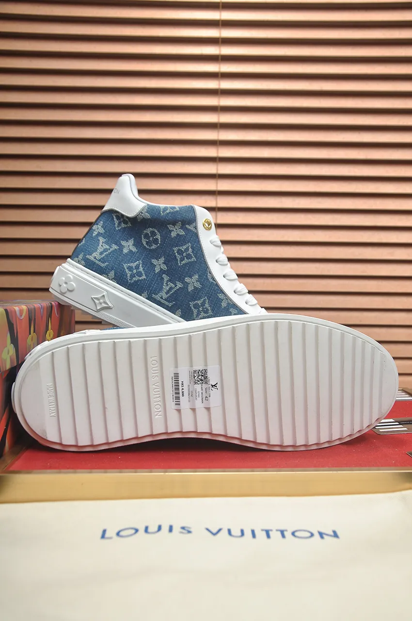 Men's shoes 💰600💶[LOUIS VUITTON] Original order price (mesh lining) new model 🍀LV Louis Vuitton * - top version of LV classic trendy shoes! Made of imported original cowhide, water-dyed cowhide lining, and original wear-resistant rubber outsole! High quality products! Code number 38-45 (45 is custom-made and cannot be returned or exchanged)